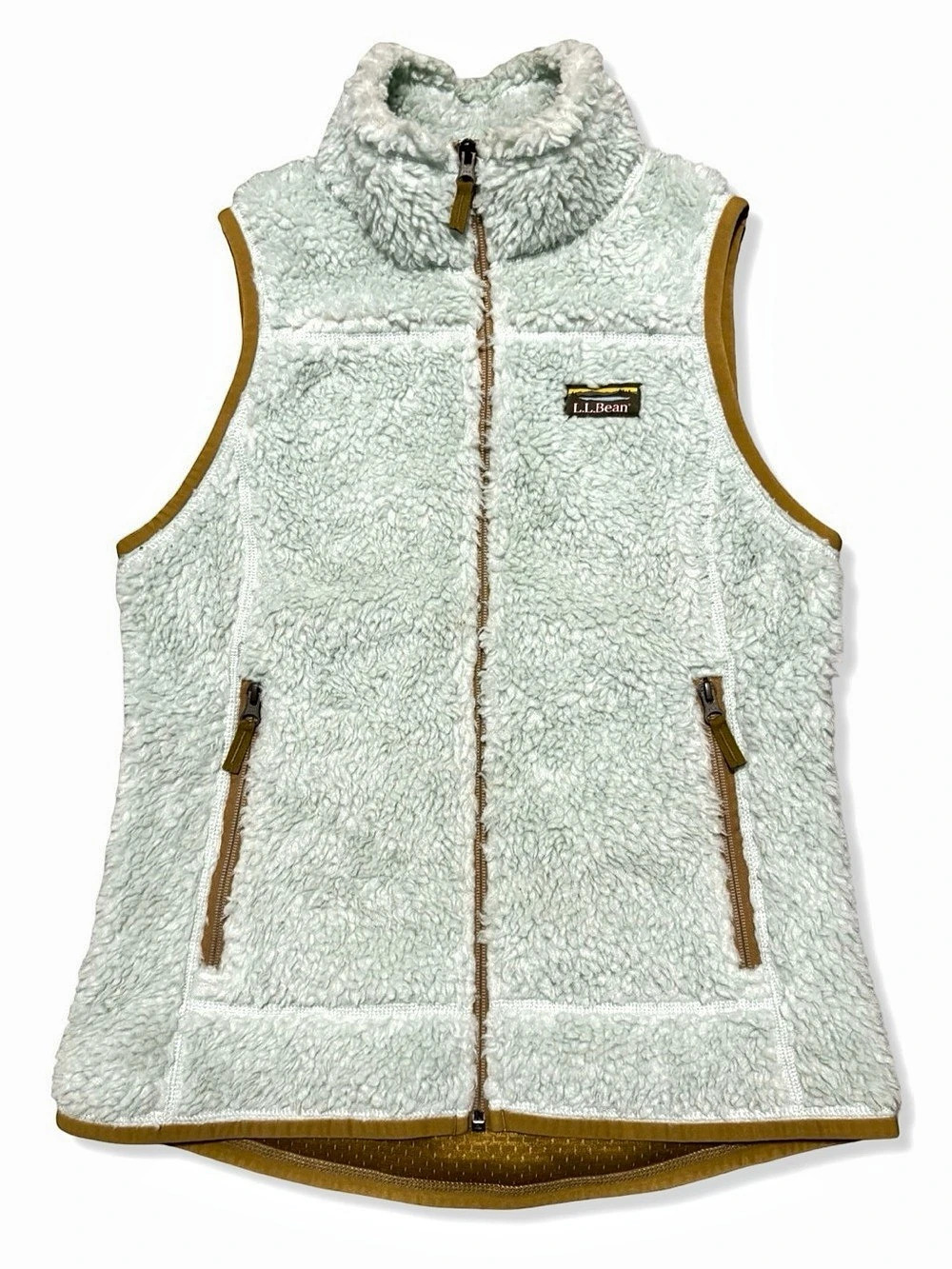 L.L.Bean Hi-Pile Fleece Vest Green